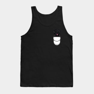 Funny Bouvier des Flandres Pocket Dog Tank Top